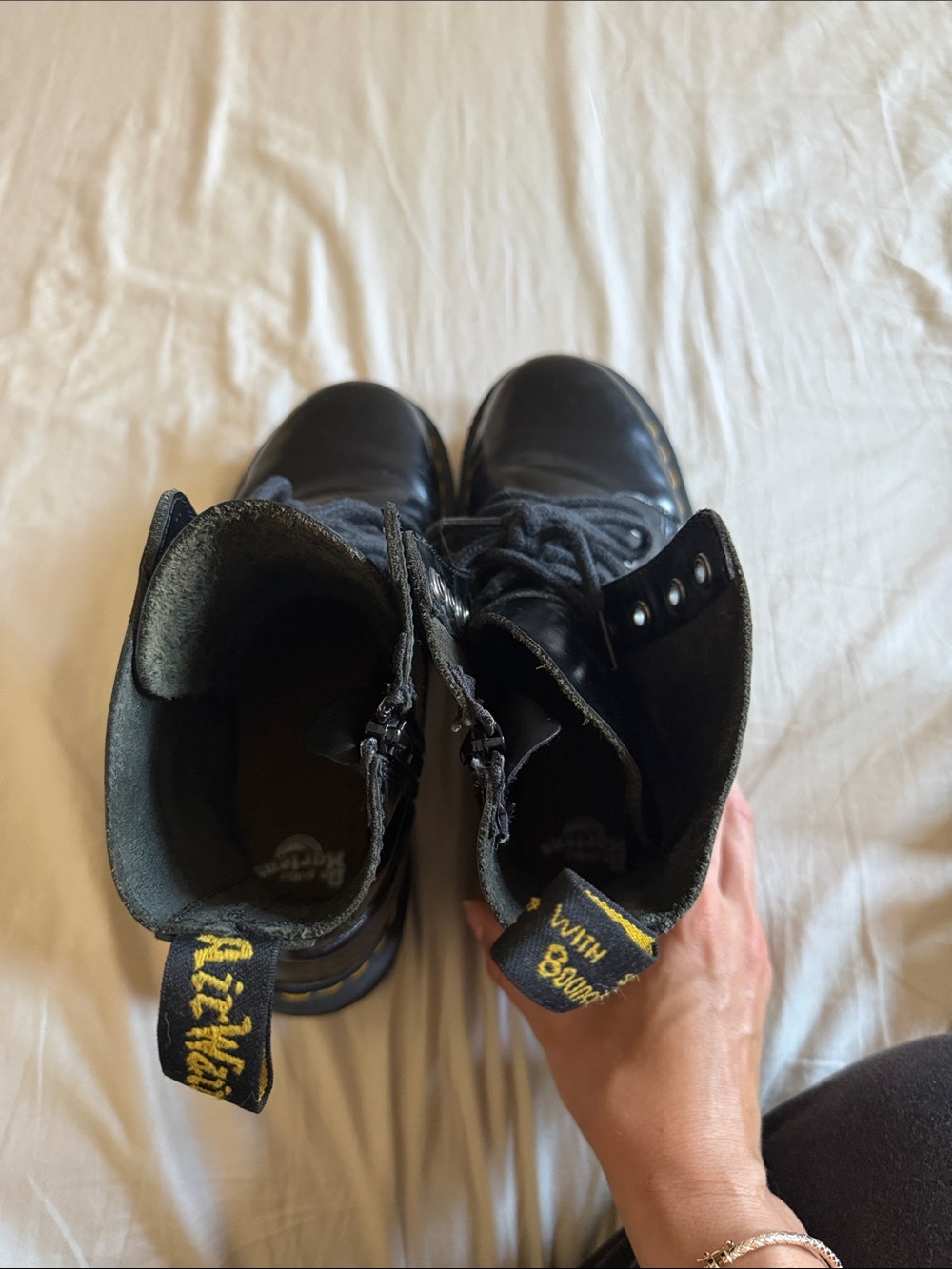 Dr Martens Jadon Smooth Leather Platforms - Picture 6 of 8